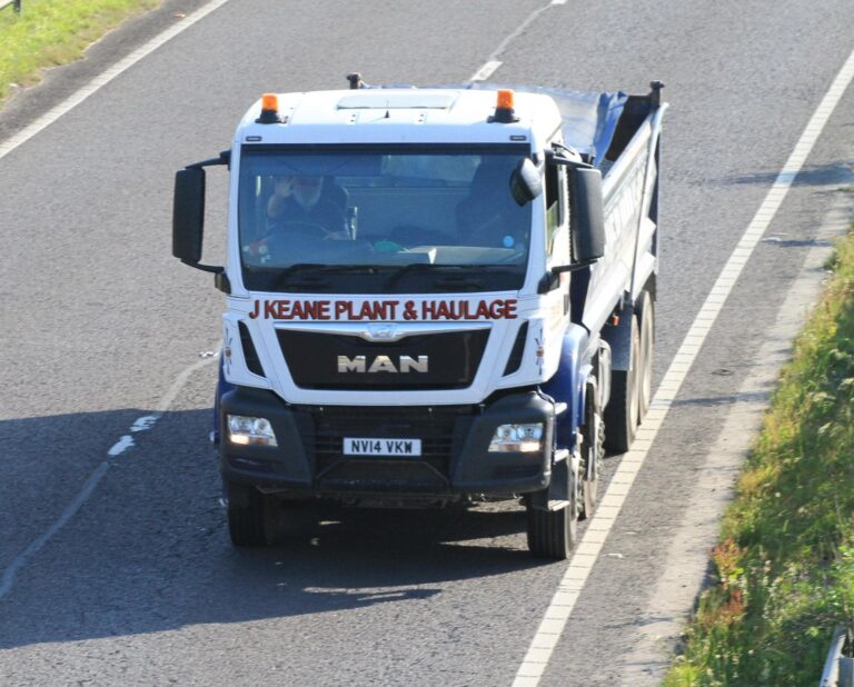 J Keane Haulage Overhead Shot